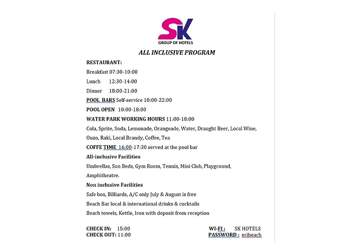 Aqua Sun Village Hotel